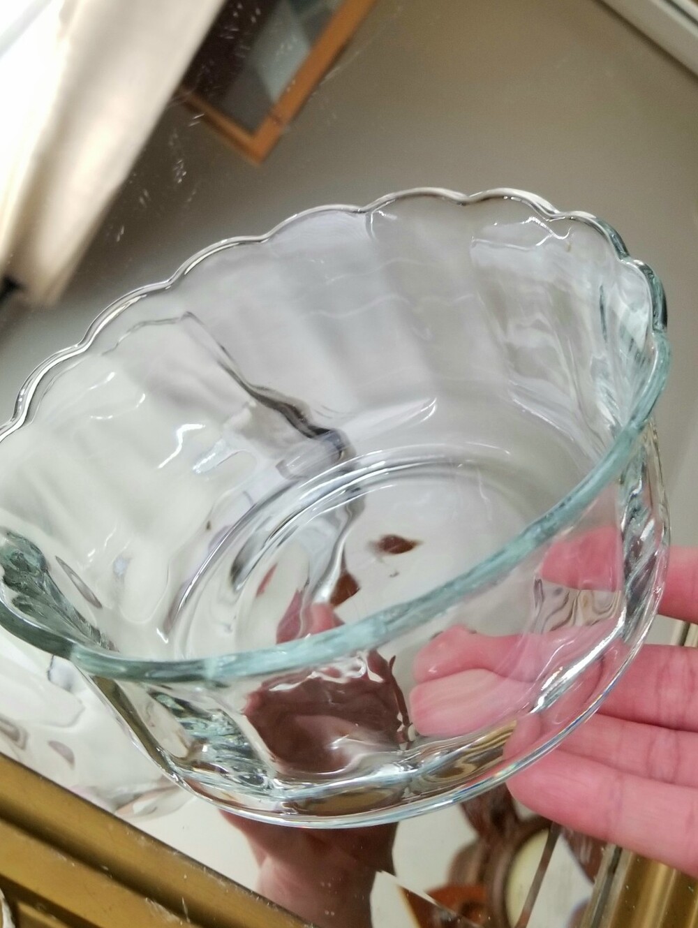 ❗Vintage Princess House Clear Scalloped Rim Bowl❗